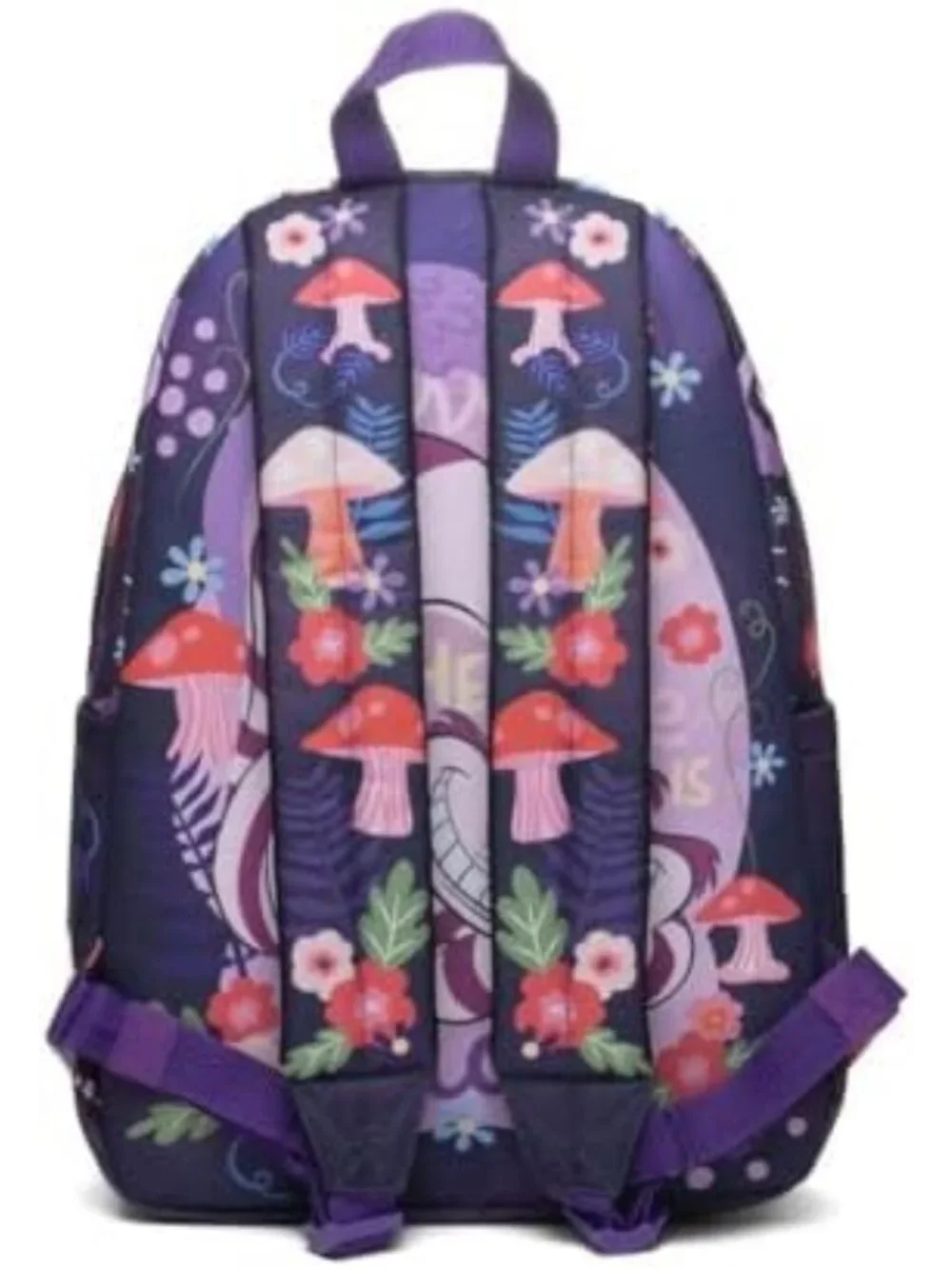 Cheshire Cat Backpack 16” - Cute School Bag with Laptop Sleeve & Pockets for